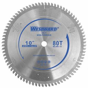 WESTWARD 24EL75 Circular Saw Blade 10 Inch 80t | AB7WQP