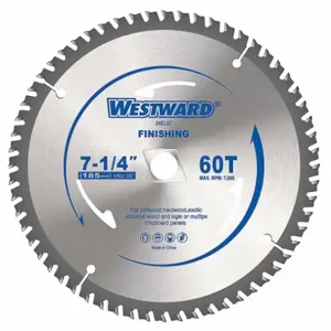 WESTWARD 24EL97 Circular Saw Blades 7-1/4 Inch 60t | AB7WRK