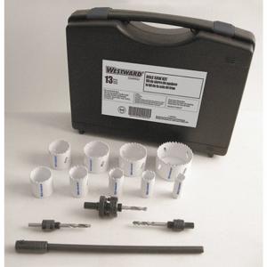 WESTWARD 29VX21 Hole Saw Maintenance Kit 13 Pc | AF9EQX