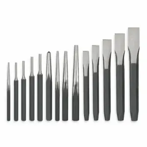 WESTWARD 2AJB2 Punch And Chisel Set 14 Pc | AB8YLH