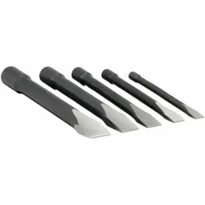 WESTWARD 2AJL5 Handguarded Chisel Set 3/8-7/8 Inch 5 Pc | AB8YPZ