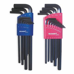 WESTWARD 2CYC4 Hex Key Set 0.05 - 3/8 Inch 1.5 - 10mm | AB9GBB