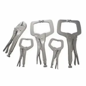 WESTWARD 2FDD4 Locking Clamp Set 5 Pc | AB9UNH