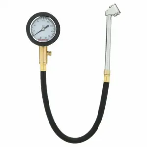 WESTWARD 2HKX2 Dual Foot Tire Press Gauge 0 To 160 Psi | AC2BZC