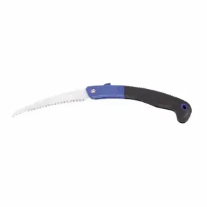 WESTWARD 2RDN1 Curved Handle Folding Saw, 8 1/4 Inch Blade Lg, Steel, 17 1/2 Inch Overall Lg | CU9ZPF