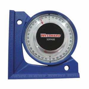 WESTWARD 30PA66 Angle Finder 90 Degree 3-1/2 Inch Blue | AH2XPM