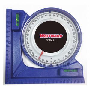 WESTWARD 30PA71 Angle Finder 90 Degree 3-1/2 Inch Blue | AH2XPT