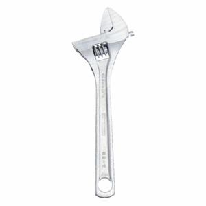 WESTWARD 31D021 Adjustable Wrench, Alloy Steel, Chrome, 6 Inch Overall Length, 15/16 Inch Jaw Capacity | CU9WJJ