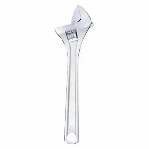 WESTWARD 31D027 Adjustable Wrench, 2 3/4 Inch Jaw Capacity, Alloy Steel, Chrome | CH6JNP