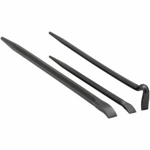 WESTWARD 31MA40 Pry Bar Curved High Carbon Steel 3pcs. | AH3FPK