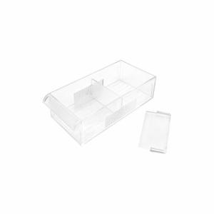 WESTWARD 31TT96 Divider Clear 2-1/2 Inch Width x 1-1/4 Inch Height PK10 | AH3FZT