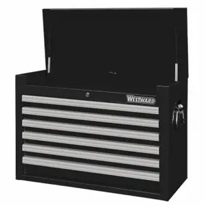 WESTWARD 32H834 Top Chest 26 x 16-1/2 x 18-7/16 Inch Black | AC6ABZ