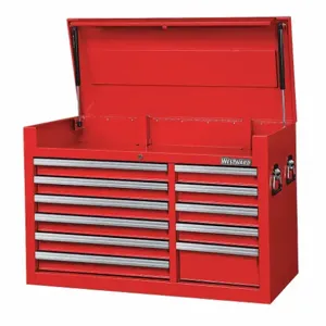 WESTWARD 32H839 Top Chest 42 x 18-1/2 x 26-7/8 Inch Red | AC6ACB