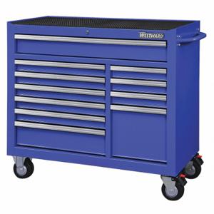 WESTWARD 32H857 Rolling Cabinet 42 x 18-1/2 x 39-13/16 Blue | AC6ACP