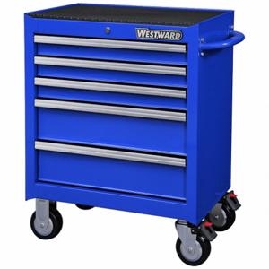 WESTWARD 32H896 Rolling Cabinet 26 x 18 x 33-5/16 Inch Blue | AC6ADK