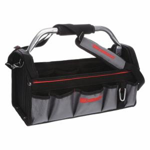 WESTWARD 32PJ34 Tool Tote 11 Pockets 18-3/4 x 8-1/2 Black | AH3KUX