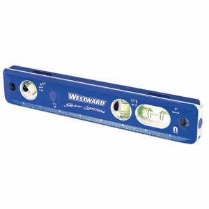 WESTWARD 32ZU63 Torpedo Level Aluminium Bubble Anodized | AH3QJY