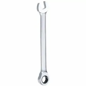 WESTWARD 34D941 Ratcheting Combination Wrench, 21mm Ratchet, Zero Degree Offset | AC6LKG