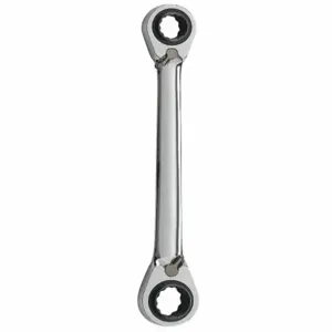 WESTWARD 34E316 Box End Wrench, Alloy Steel, Chrome, 5/16 in 3/8 in 7/16 in 1/2 Inch Head Size, Std | CU9ZPY