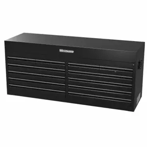 WESTWARD 34F768 Top Chest 56 x 24 x 22 Inch 12 Drawer Black | AC6MED