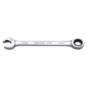 WESTWARD 35Z093 Ratchet Combination Wrench Double 14mm 12 Pt | AC6QNJ