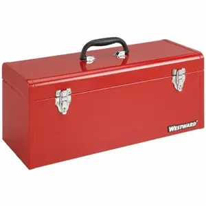 WESTWARD 36Y008 Portable Tool Box 20 W x 7-7/8 D x 9 H Red | AC7AFX