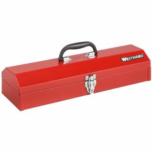 WESTWARD 36Y010 Tool Box 19-1/4 W x 6 D x 4 H Red | AC7AFY