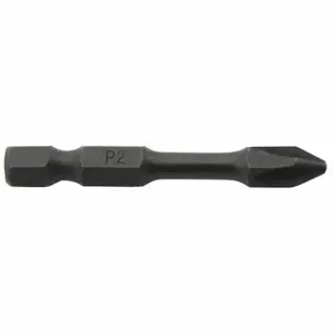 WESTWARD 38RV97 Power Bit #2 Phillips 1/4 inch Shank PK5 | AH8GHY