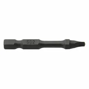 WESTWARD 38RW03 Power Bit #3 Square 1/4 inch Shank | AH8GJC