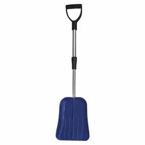 WESTWARD 38ZF77 Snow Shovel, 9 1/2 Inch Blade Width, Aluminum, 18-1/2 Inch To 27 Inch Handle Length | CV2AAX