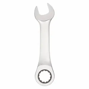 WESTWARD 3LU29 Ratcheting Combination Wrench 13mm Stubby | AC9ZEU