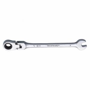 WESTWARD 3LU34 Ratcheting Combination Wrench 5/16 Inch Flexible | AC9ZEY