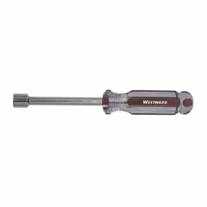 WESTWARD 401K76 Shank Nut Driver, 11 mm Tip Size, 7 Inch Lg, 25.4 mm Bolt Clearance | CU9YCW