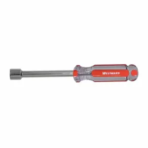 WESTWARD 401K77 Shank Nut Driver, 12 mm Tip Size, 7 Inch Lg, 25.4 mm Bolt Clearance | CU9YCY