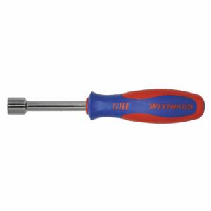 WESTWARD 401K81 Hollow Round Shank Nut Driver, 13 mm Tip Size, 7 1/2 Inch Overall Length | CU9YDH