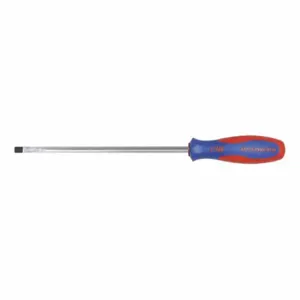 WESTWARD 401L02 General Purpose Slotted Screwdriver, 1/4 Inch Tip Size, 12 1/2 Inch Overall Length | CU9ZYU