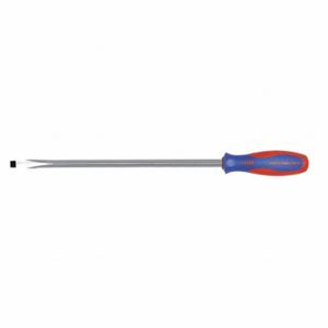 WESTWARD 401L04 General Purpose Slotted Screwdriver, 3/8 Inch Tip Size, 16 3/4 Inch Overall Length | CU9ZZP