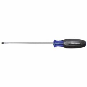 WESTWARD 401L05 General Purpose Slotted Screwdriver, 3/16 Inch Tip Size, 9 3/4 Inch Overall Length | CU9ZZN