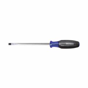 WESTWARD 401L06 General Purpose Slotted Screwdriver, 1/4 Inch Tip Size, 10 1/4 Inch Overall Length | CU9ZYP