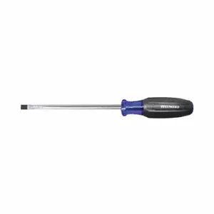 WESTWARD 401L06 General Purpose Slotted Screwdriver, 1/4 Inch Tip Size, 10 1/4 Inch Overall Length | CU9ZYP