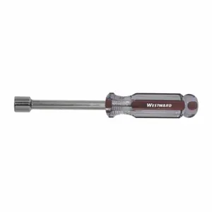 WESTWARD 401L24 Shank Nut Driver, 7/16 Inch Tip Size, 7 Inch Lg, 1 Inch Bolt Clearance | CU9YDE