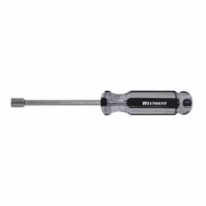 WESTWARD 401L26 Shank Nut Driver, 5 mm Tip Size, 7 Inch Lg, 25.4 mm Bolt Clearance | CU9YDB