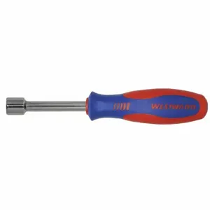 WESTWARD 401L38 Hollow Shank Nut Driver, Round, 7/16 Inch Tip Size, 3 Inch Shank Length, Steel | CH3PWA 401L38