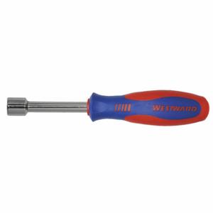 WESTWARD 401L39 Hollow Round Shank Nut Driver, 1/2 Inch Tip Size, 7 1/2 Inch Overall Length | CU9YCG