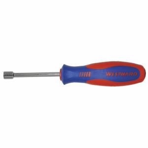 WESTWARD 401L40 Hollow Round Shank Nut Driver, 5 mm Tip Size, 7 1/2 Inch Overall Length | CU9YCL