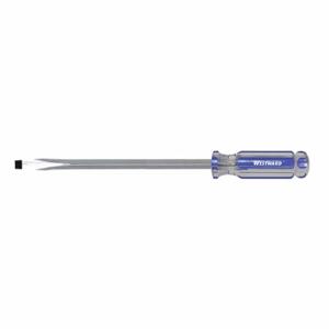 WESTWARD 401L91 General Purpose Slotted Screwdriver, 1/2 Inch Tip Size, 14 3/4 Inch Overall Length | CU9ZYN
