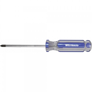 WESTWARD 401M01 Alloy Steel Screwdriver with 2-1/2 Inch Shank and 0 Standard Tip | CD2MNU