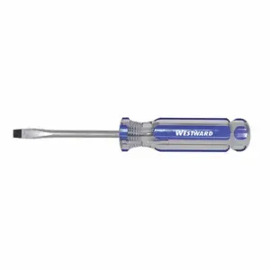 WESTWARD 401M02 Alloy Steel Screwdriver with 2 Inch Shank and 1/8 Inch Standard Tip | CD2MNV 1CLG3