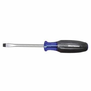WESTWARD 401M06 General Purpose Slotted Screwdriver, 1/4 Inch Tip Size, 8 1/4 Inch Overall Length | CU9ZYY
