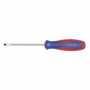 WESTWARD 401M26 General Purpose Slotted Screwdriver, 3/16 Inch Tip Size, 8 Inch Overall Length | CU9ZZL